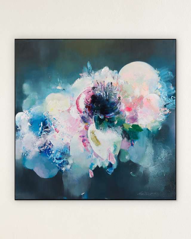"Cosmic Bloom I" Original Painting by LM Zhous